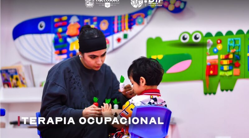 Brinda DIF-Reynosa Terapia Ocupacional para Fortalecer la Independencia de Niñas y Niños