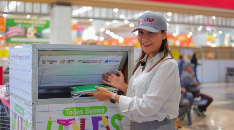 Continúa DIF Reynosa Recibiendo Donativos en Campaña «Todos Somos Útiles»