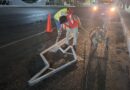 Rehabilitó Servicios Públicos de Reynosa Señalización Horizontal en Lateral del Canal Azaldúas Rehabilitó Servicios Públicos de Reynosa Señalización Horizontal en Lateral del Canal Azaldúas