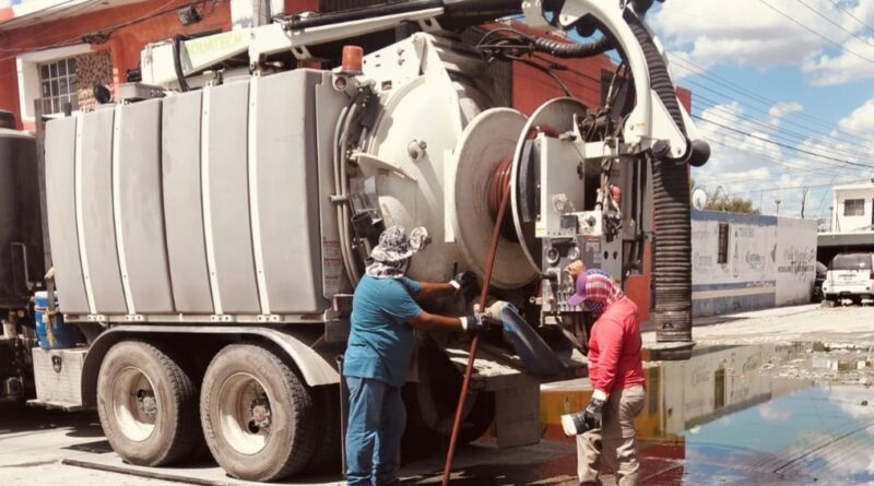 Realizó Comapa Reynosa Mantenimiento a la red Sanitaria en Balcones de Alcalá