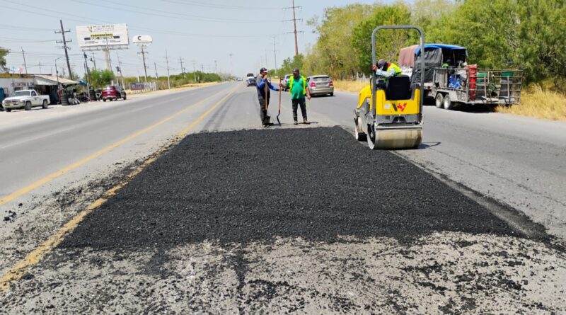 Reparó Servicios Públicos Accesos Principales a Reynosa