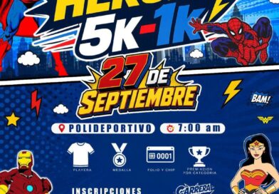 Ya Está Cerca la Carrera 5K y 1K “Super Héroes” con el Apoyo del Gobierno de Reynosa