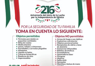 Conoce qué Puedes o no Introducir a la Celebración del Grito de Independencia en Reynosa Conoce qué Puedes o no Introducir a la Celebración del Grito de Independencia en Reynosa