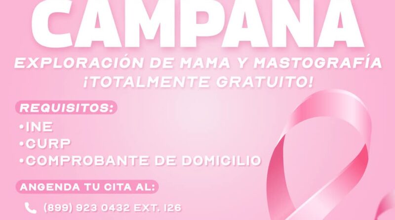 Inicia DIF-Reynosa Registro para Campaña de Exploración de Mama y Mastografías Gratuitas Inicia DIF-Reynosa Registro para Campaña de Exploración de Mama y Mastografías Gratuitas