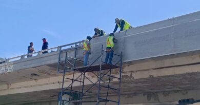 Aviso de Área Restringida Bajo el Puente Álvaro Obregón en Bulevar Morelos Aviso de Área Restringida Bajo el Puente Álvaro Obregón en Bulevar Morelos