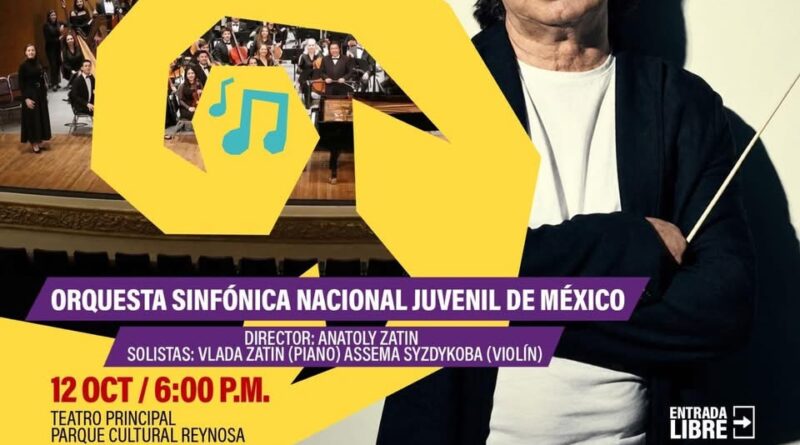 Invita Gobierno de Carlos Peña Ortiz a Concierto Gratuito de la Orquesta Sinfónica Nacional Juvenil de México en Reynosa Invita Gobierno de Carlos Peña Ortiz a Concierto Gratuito de la Orquesta Sinfónica Nacional Juvenil de México en Reynosa