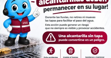 Llama COMAPA a Ciudadanía a no Retirar Tapas de Alcantarillas Llama COMAPA a Ciudadanía a no Retirar Tapas de Alcantarillas