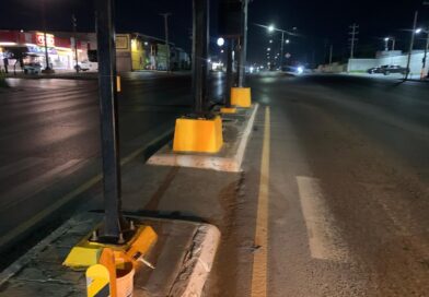Realizó Gobierno de Carlos Peña Ortiz Trabajo Nocturno de Vialidad en el Bulevar Hidalgo