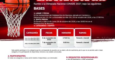Invita el Gobierno de Reynosa a Participar en la Olimpiada Municipal de Basquetbol 3×3
