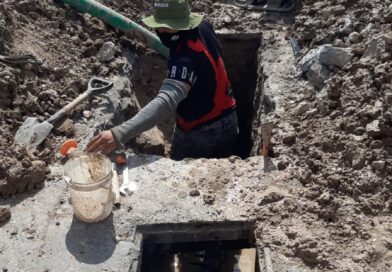 Ejecuta COMAPA Trabajos de Limpieza en Caja de Válvulas de la Zona Centro