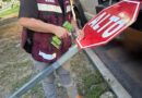 Instaló Servicios Públicos un Alto en Bulevar Álvaro Obregón Frente al CETIS