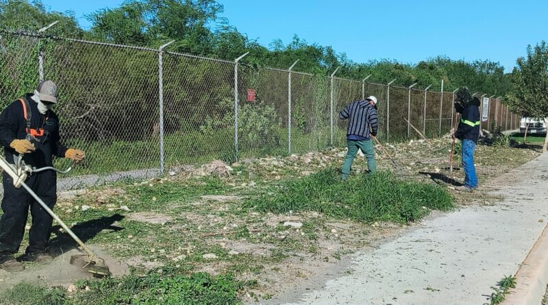 Realiza Servicios Públicos Trabajos de Limpieza en Riveras del Aeropuerto Realiza Servicios Públicos Trabajos de Limpieza en Riveras del Aeropuerto
